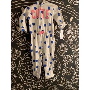 Brand New Carter’s Winter Onesie with Hood!
